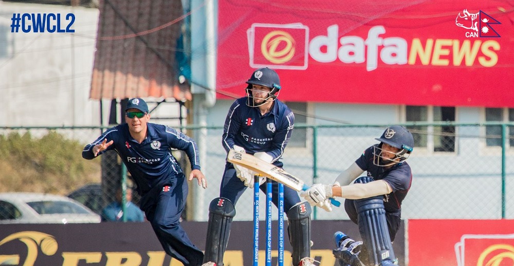 नामिबियाले स्कटल्याण्डलाई दियो १५४ रनको लक्ष्य