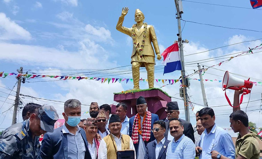 इनरुवामा बिपीको सालिक अनावरण