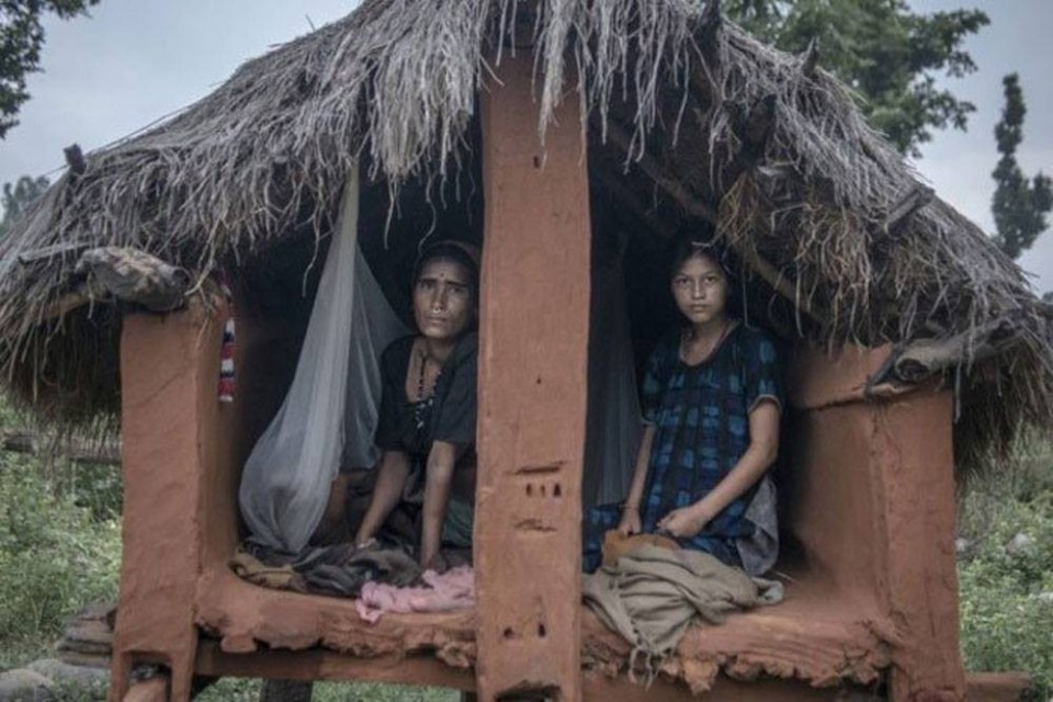 भत्काईएका छाउगोठ पुनः निर्माण हुँदै