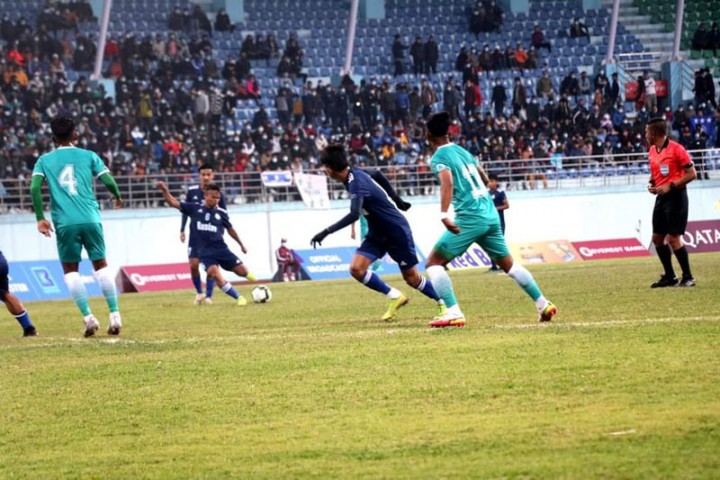 ए डिभिजन लिग :  थ्रीस्टारको सानदार जित