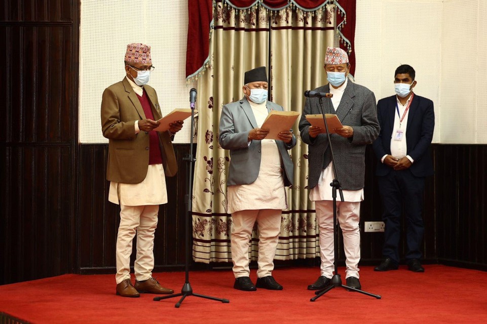 तीन प्रदेश प्रमुखले लिए सपथ