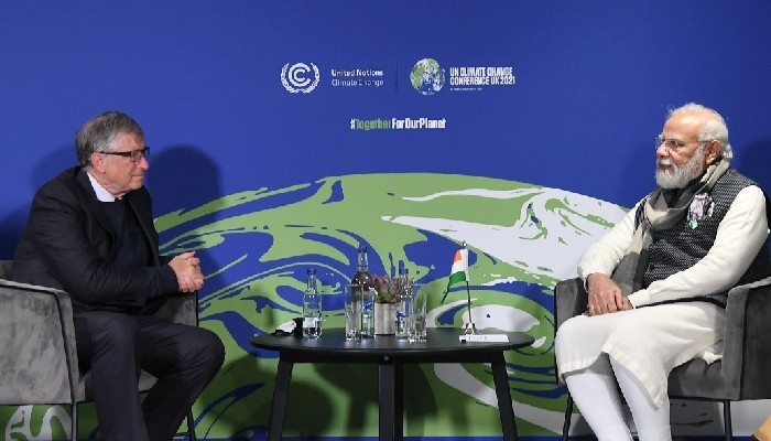 मोदी र बिल गेट्सबीच जलवायु परिवर्तन न्यूनीकरण सम्बन्धी छलफल