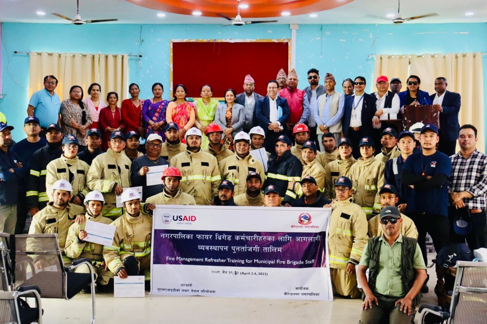 सुर्खेतको वीरेन्द्रनगरमा देशकै उत्कृष्ट फायर ब्रिगेड बनाइने