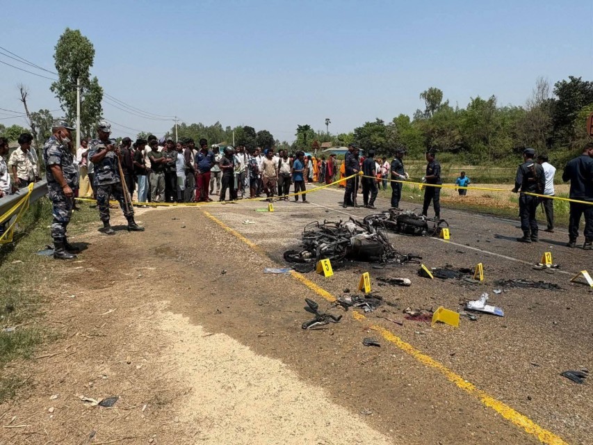 महोत्तरीमा मोटरसाइकल ठोक्किएर आगलागी, तीन एसईई परीक्षार्थीको मृत्यु, तीन गम्भीर घाइते