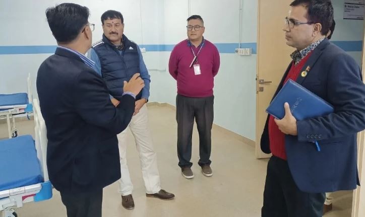 भरतपुर महानगरद्वारा निजी अस्पतालको अनुगमन