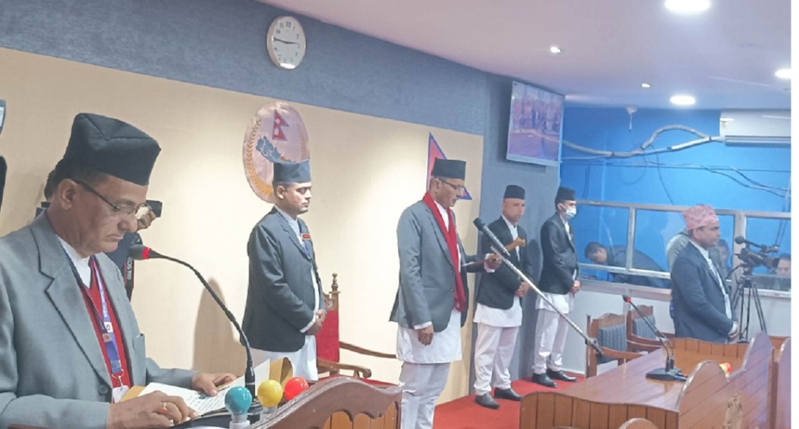 बागमती प्रदेश सभा सदस्यद्वारा शपथ ग्रहण