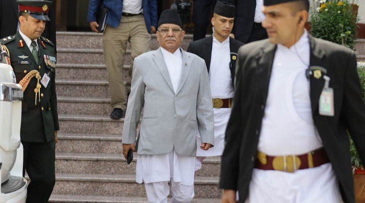 प्रधानमन्त्री प्रचण्डको भारत भ्रमणको कार्यतालिका सार्वजनिक