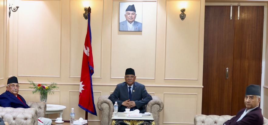 संसद्‍लाई प्रभावकारी बनाउन तीन दलका नेता र सचेतकबीच छलफल