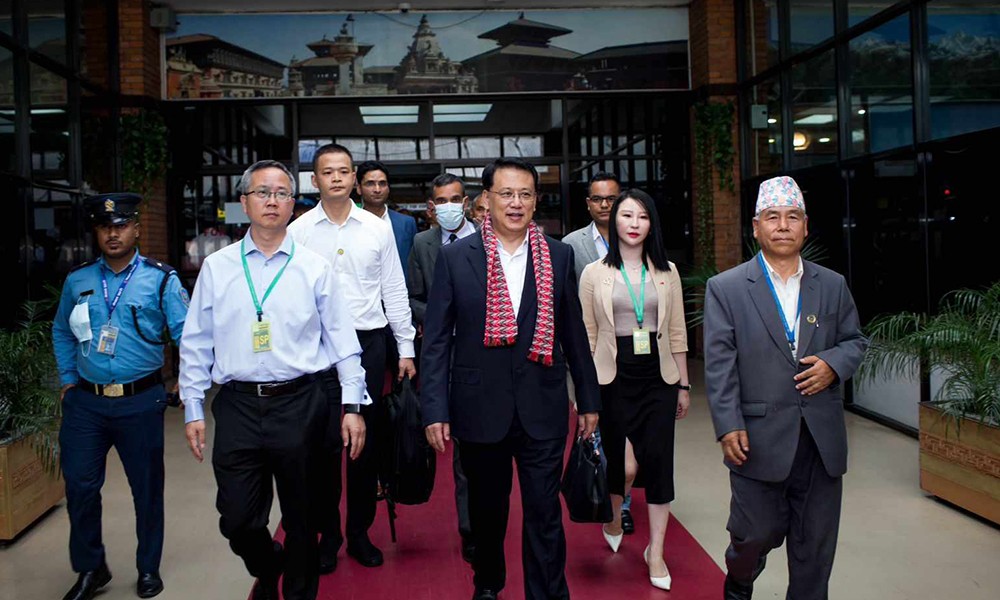 चिनियाँ कम्युनिस्ट पार्टीका पोलिटब्युरो सदस्य च्युन नेपालमा