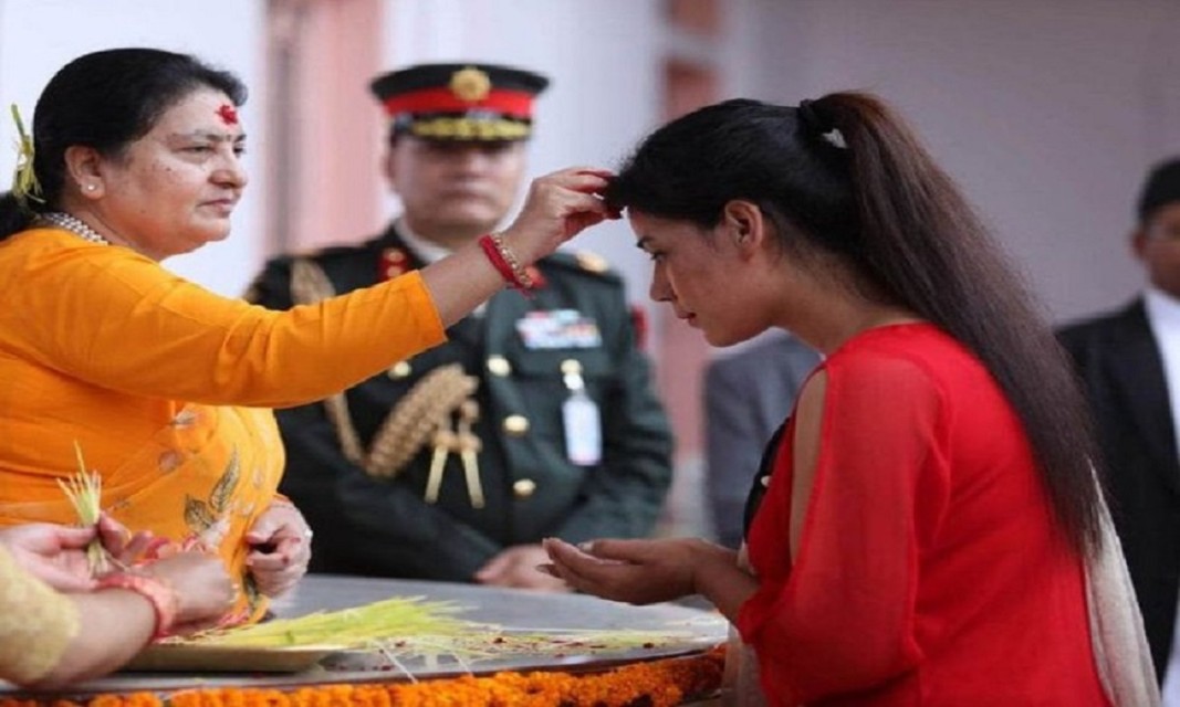 राष्ट्रपतिले सर्वसाधारणलाई दशैंको टीका लगाइदिने, हेर्नुहोस् यस्तो छ तालिका
