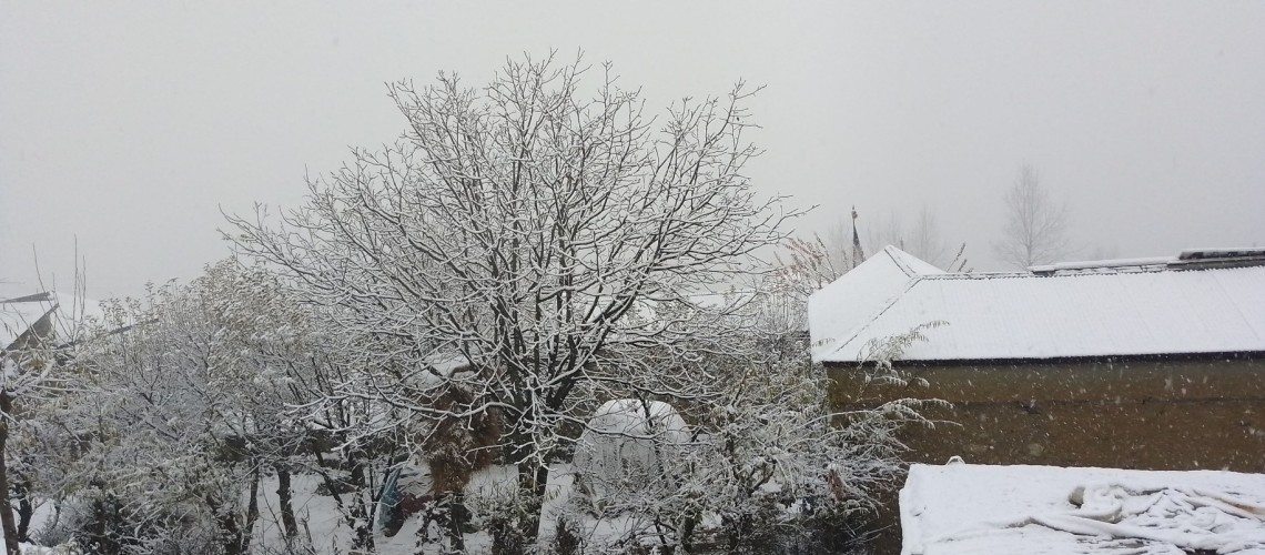 चुम र नुब्री भ्याली आसपासका क्षेत्रमा हिमपात