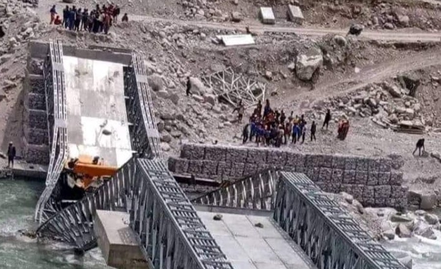 भेरी नदीमा निर्माणाधीन बेलिब्रिज भाँचिदा २ जनाको मृत्यु, ३ जना बेपत्ता