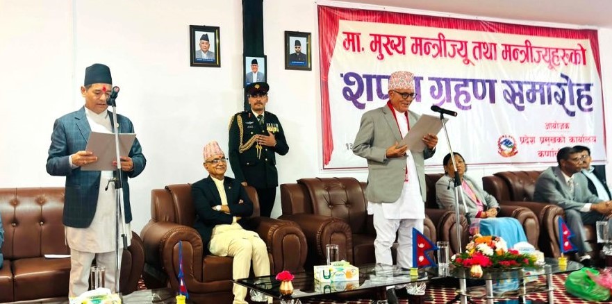कर्णालीका मुख्यमन्त्री बने मंगलबहादुर शाही, प्रदेश प्रमुखसमक्ष लिए पद तथा गोपनीयताको शपथ