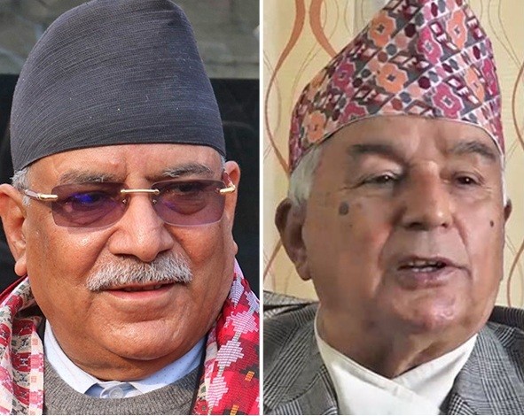 राष्ट्रपति पौडेल र  प्रधानमन्त्री प्रचण्डबीच भेटवार्ता 