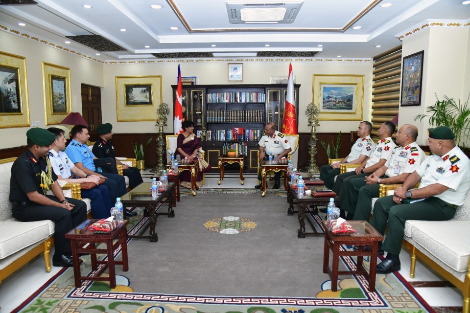 भारतीय राष्ट्रिय सुरक्षा कलेजका विद्यार्थीद्वारा जङ्गी अड्डा भ्रमण 