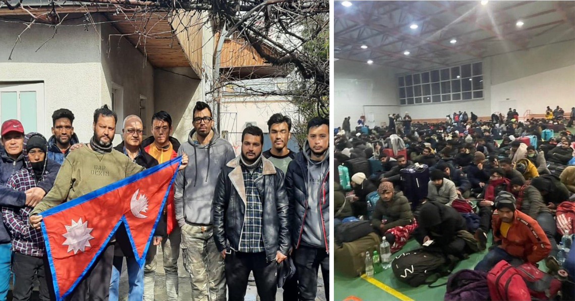 रुस–युक्रेन द्वन्द्वबाट प्रभावित ५६२ नेपालीको उद्धार