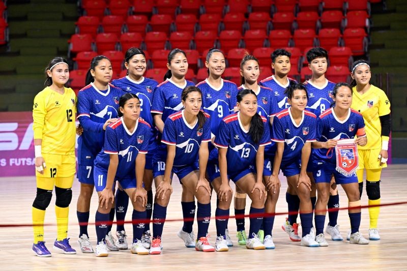 साफ महिला फुटसल च्याम्पियनसिपको तेस्रो खेलमा आज भारतसँग भिड्दै नेपाल