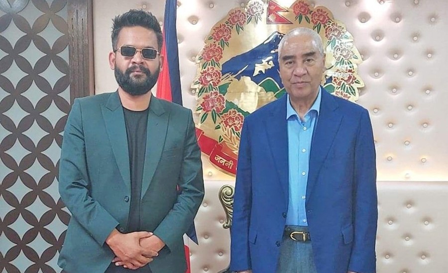 प्रधानमन्त्री देउवा र काठमाडौंका मेयर बालेनबीच भेटवार्ता