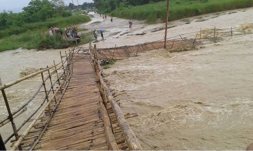 झापामा बाढीको कहर : चार करोड बराबरको क्षति
