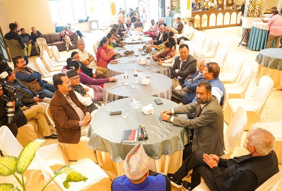 कांग्रेस संस्थापनइतर समूहको बैठक: १४औं महाधिवेशनका सदस्यहरू सहभागी