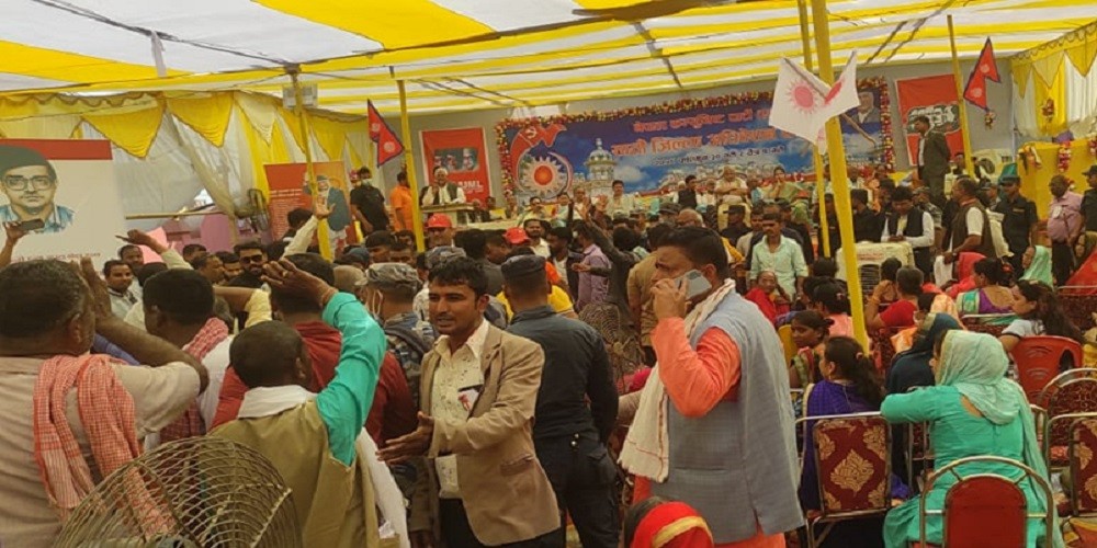 राजकिशोर यादव पक्षबाट धनुषामा एमाले अधिवेशन बहिष्कार, भोलि निर्वाचन हुने