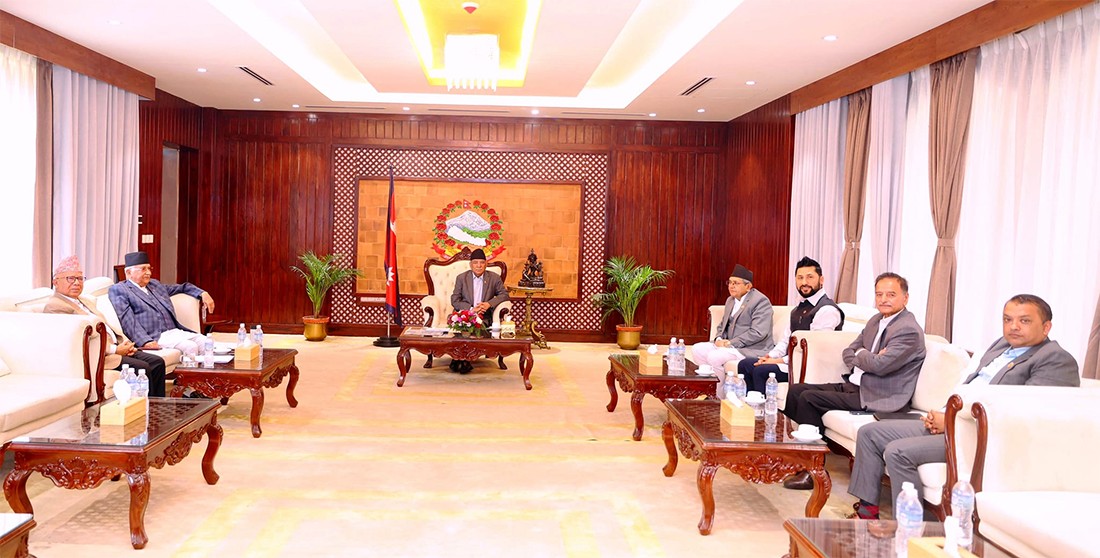 सदन खुलाउन बालुवाटारमा बसेको बैठक निष्कर्षविहीन