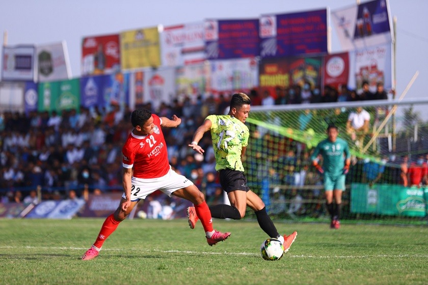 त्रिभुवन आर्मी झापा गोल्ड कपको सेमिफाइनलमा