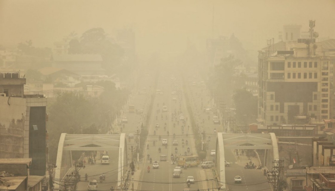 काठमाडौंको वायु गुणस्तर अस्वस्थकर