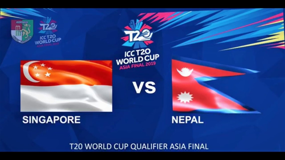 टी–२० विश्वकप छनोट प्रतियोगितामा आज नेपाल र सिंगापुर भिड्दै