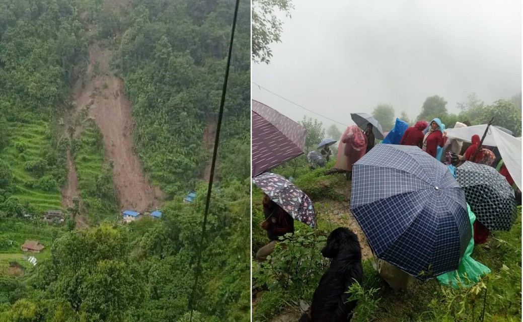 म्याग्दीमा पहिरोमा पुरिएर एकै परिवारका पाँच जनाको मृत्यु