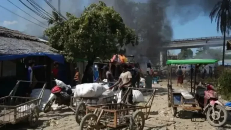म्यानमारको राखाइनमा भीषण हवाई आक्रमण : मृतक ४९ पुगे, २२ जनाको अवस्था गम्भीर