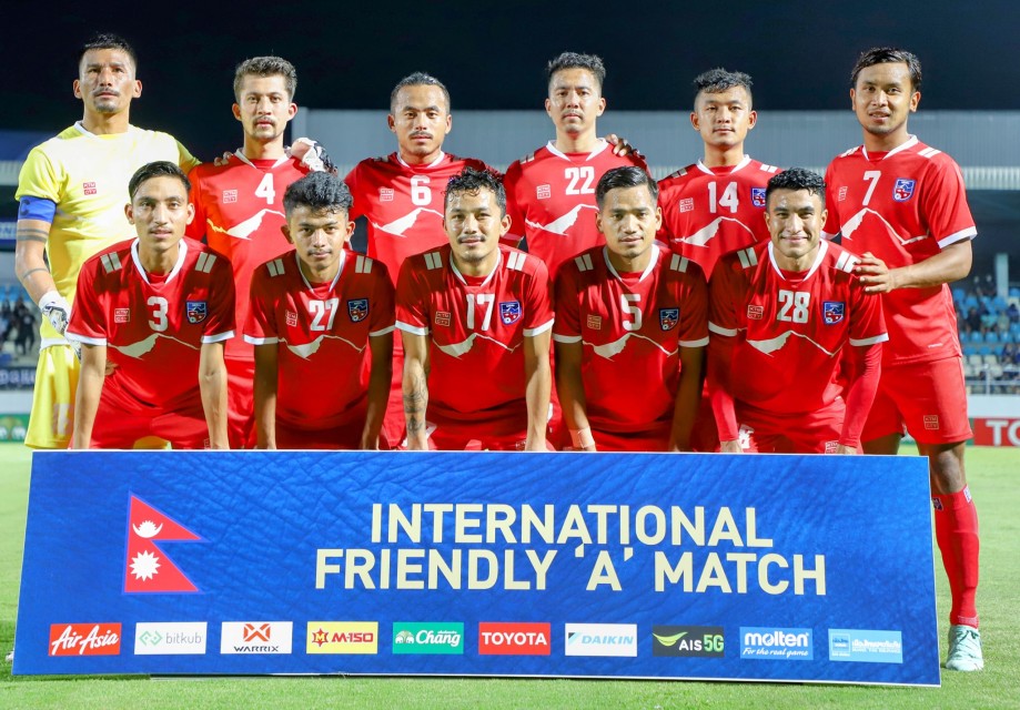 मैत्रीपूर्ण फुटबलमा नेपालले आज थाइ क्लबको सामना गर्दै