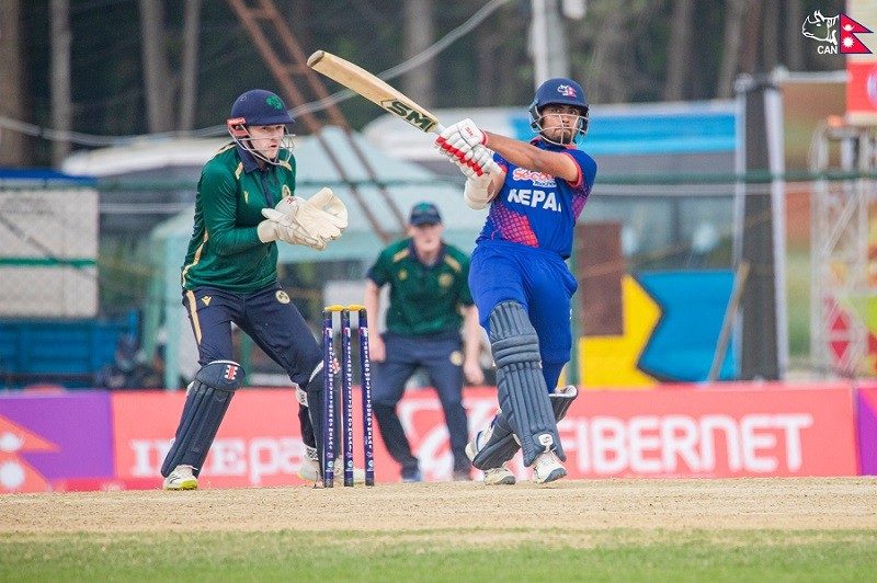 दोस्रो टी–२० मा पनि आयरल्याण्ड ए माथि नेपाल विजयी