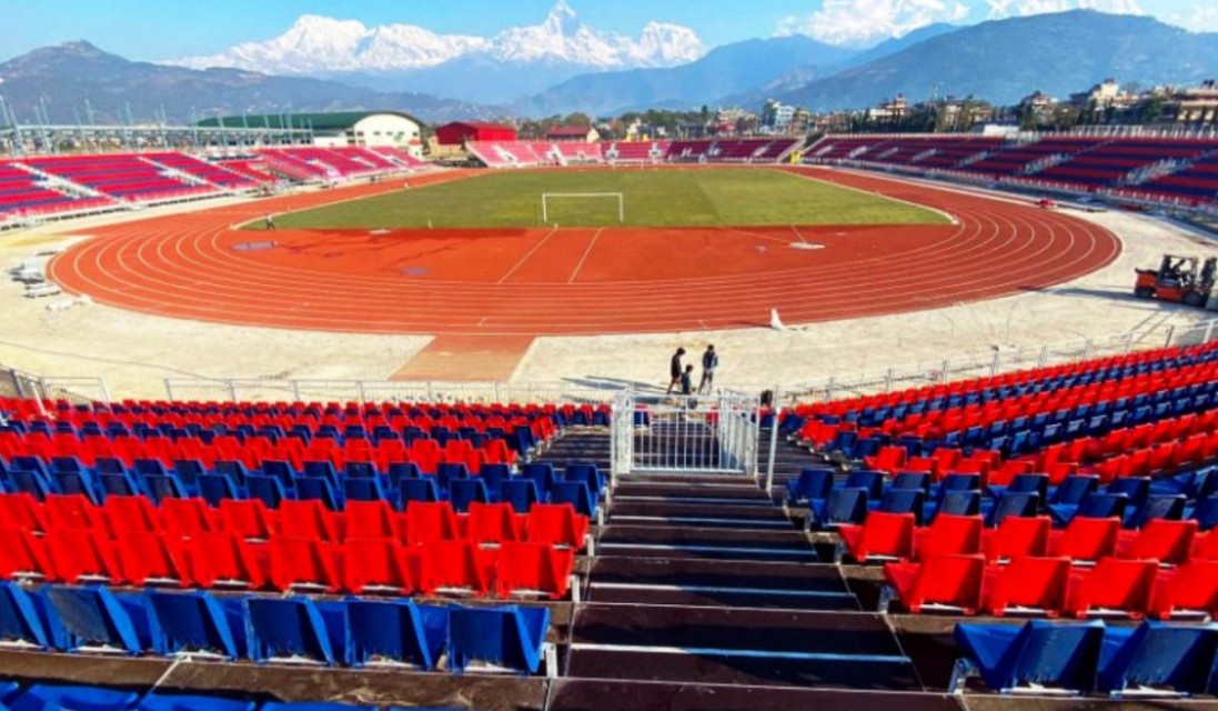 नवौँ राष्ट्रिय खेलकुद : बल्ल खेलस्थलको मर्मत  सुरु