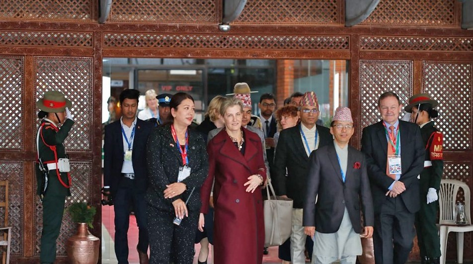 बेलायती राजकुमार एडवार्डकी श्रीमती सोफिया काठमाडौंमा