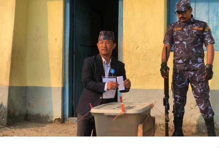 इलाम उपनिर्वाचन : रास्वपाका लिम्बुद्वारा मतदान
