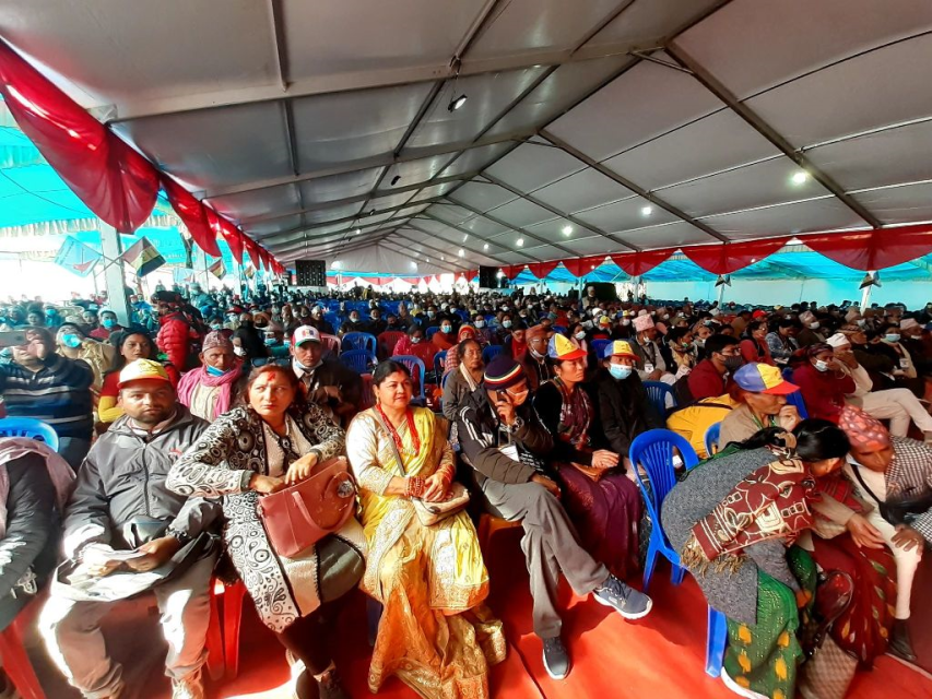 एक दिन लम्बियो राप्रपाको महाधिवेशन