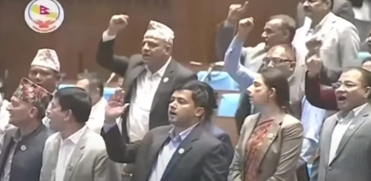 एमालेको अवरोधपछि प्रतिनिधिसभाको बैठक एक हप्तालाई स्थगित