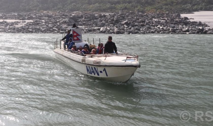 कोप्चे-बराह क्षेत्रमा पुनः मोटरबोट सञ्चालन