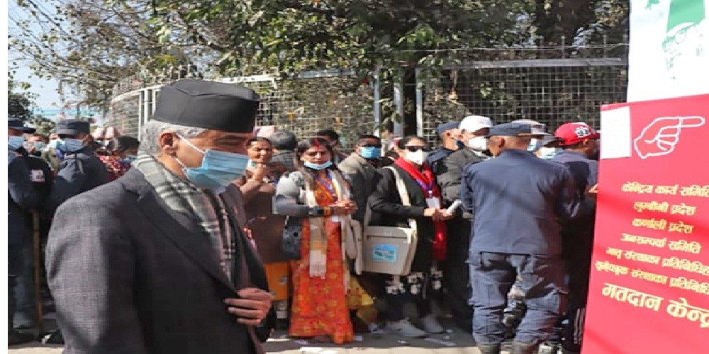 कांग्रेस महाधिवेशन अन्तर्गत नयाँ नेतृत्व चयनका लागि मतदान सुरु 