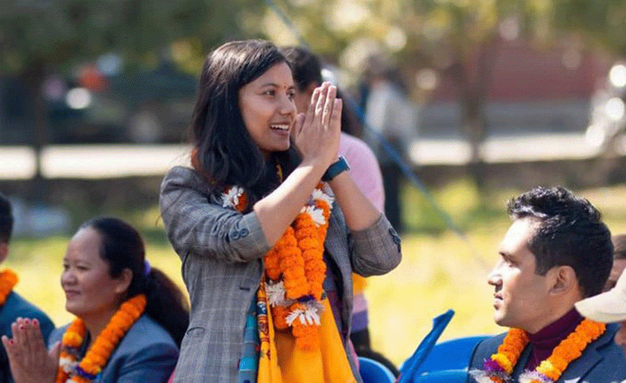 काठमाडौं-२ मा राष्ट्रिय स्वतन्त्र पार्टीकी सोविता गौतम विजयी