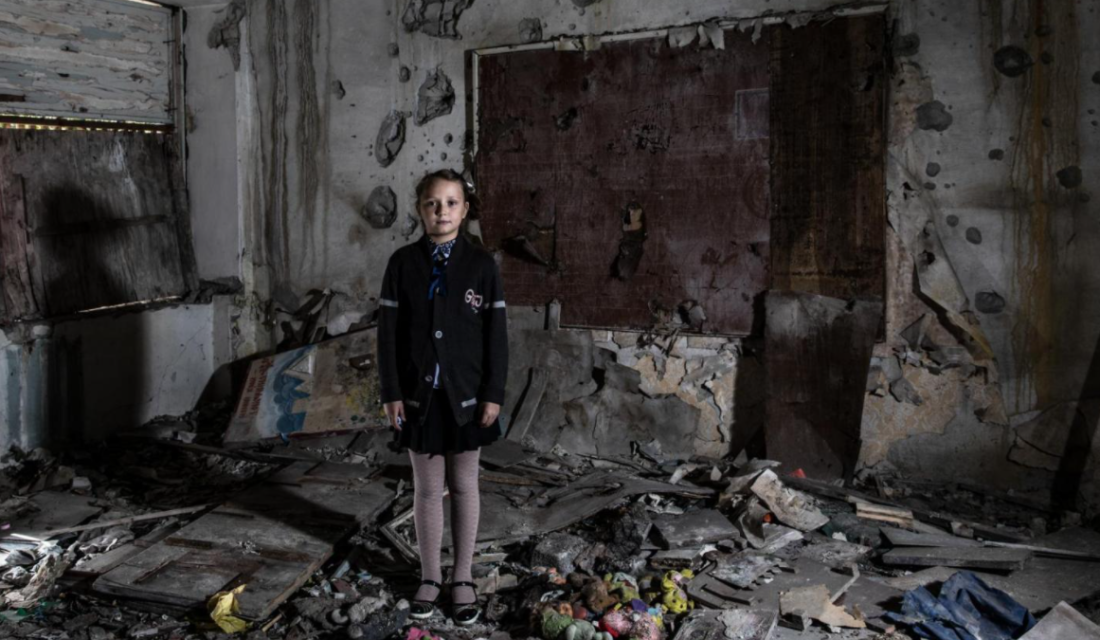 रुसी आक्रमणबाट १३५ युक्रेनी बालबालिकाको मृत्यु, थप १५४ घाइते