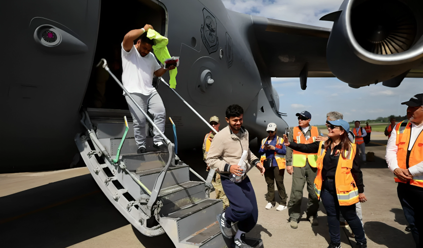 भारतीय आप्रवासी बोकेको अमेरिकी जहाज अमृतसरमा अवतरण