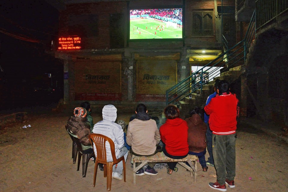 फिफा विश्वकप : चिसो काठमाडौंमा विश्वकपको सरगर्मी