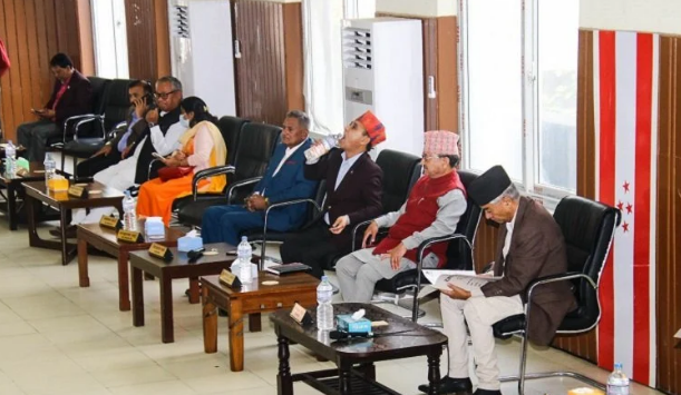 कांग्रेस पदाधिकारी बैठक बस्दै