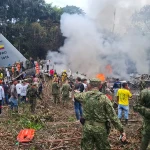 कोलम्बियामा वायुसेनाको विमान दुर्घटना : कम्तिमा ६६ जनाको मृत्यु