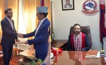 चलचित्र विकास बोर्डको अध्यक्षमा मनिष पण्डित, शपथलगत्तै सम्हाले कार्यभार