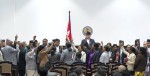 प्रधानमन्त्री शाहको राजीनामा माग्दै संसद्मा विपक्षीको नाराबाजी