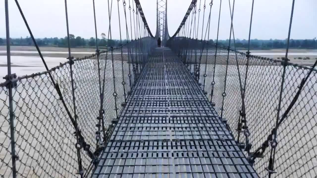 नेपाल भारत जोड्ने महाकाली नदीको झोलुङगे पुल ४८ घन्टा बन्द हुने