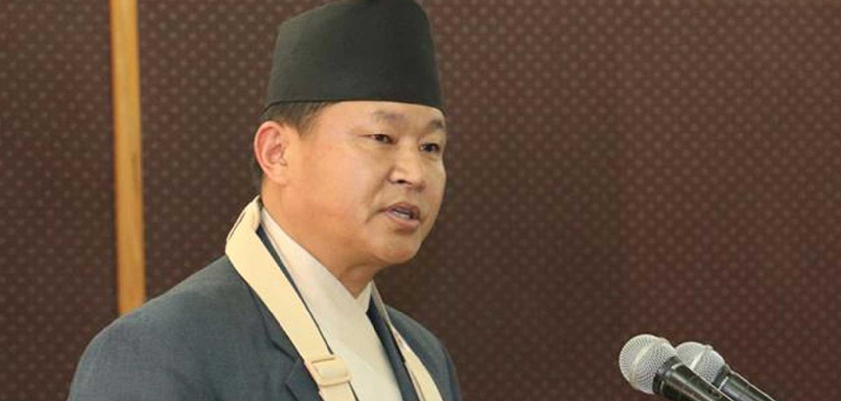 तीन तहको सरकारलाई चुनौती दिने आफैँ समाप्त हुनेः मुख्य मन्त्री शेरधन राई